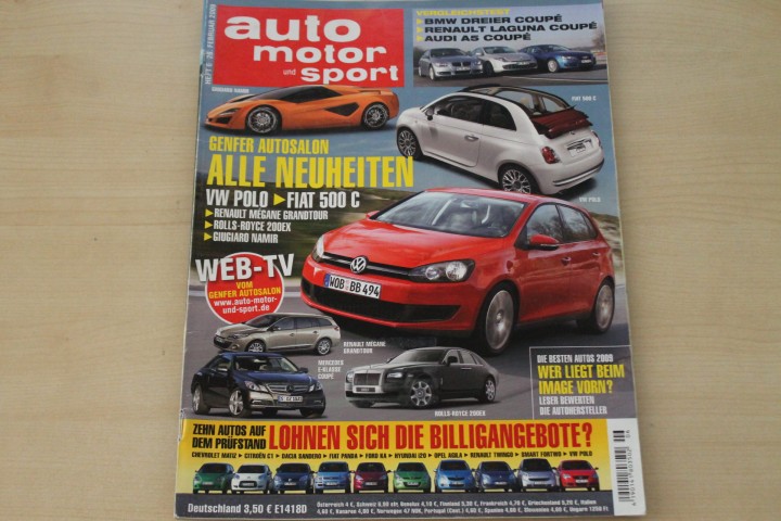 Deckblatt Auto Motor und Sport (06/2009)